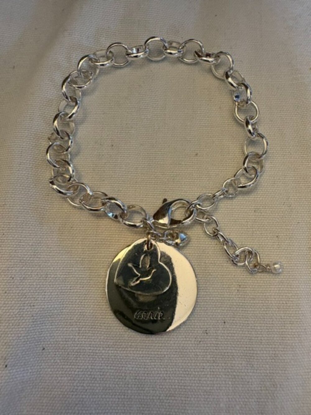 Silver tone Charm Bracelet